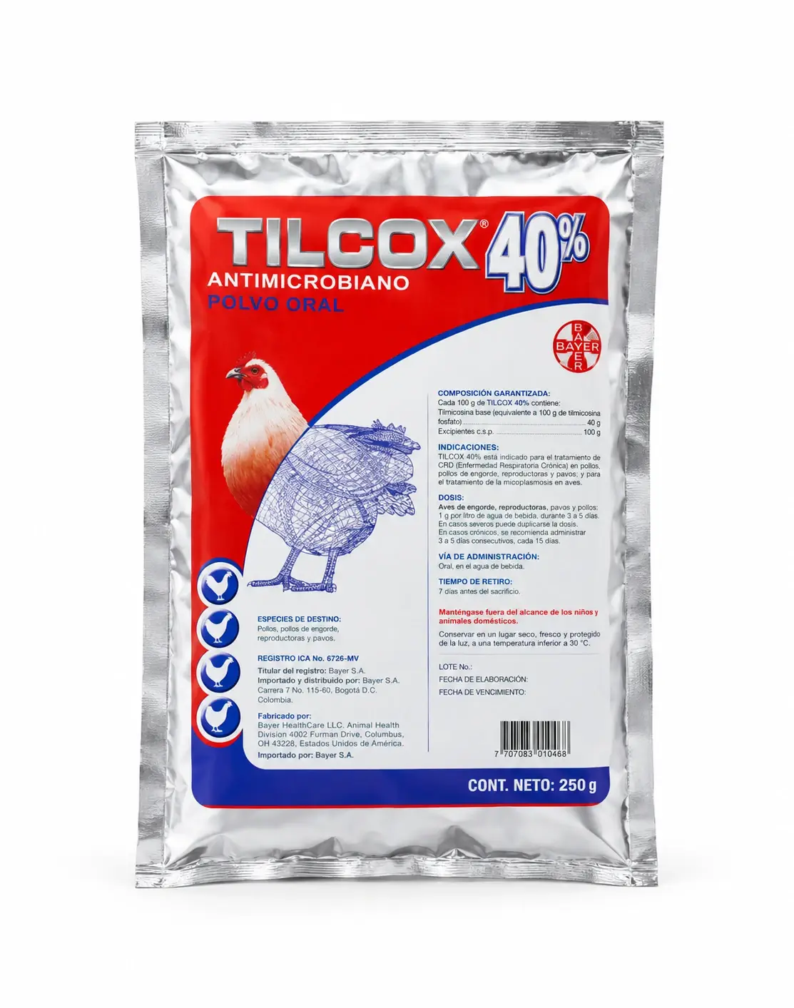 TILCOX 40% SOBRE 1000 GRS